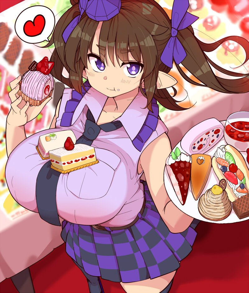 Jioni On Twitter ケーキバイキングで取り分けてるときに食べちゃう マナーの悪いはたてちゃん