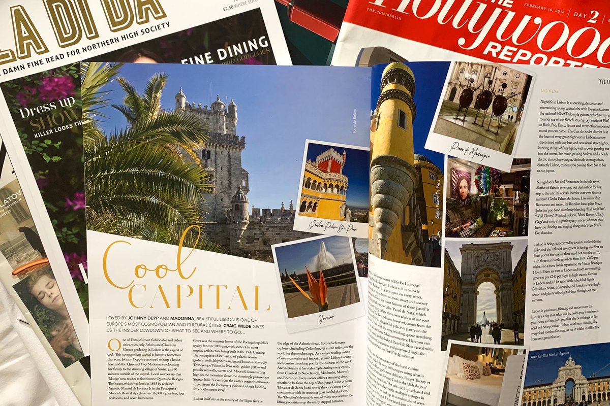 craigwilde's tweet photo. Well it’s out! My Lisbon love story, it’s THE cool capital in Europe just now and a must see before the scourge of gentrification kills it’s cool. Check out the latest Edition of @LaDiDaMag  Name checks for @Vincci_Hotels @navega_doors ,@PasteisdeBelem  #VisitLisbon #Lisbon https://t.co/pZoHBhkF4o