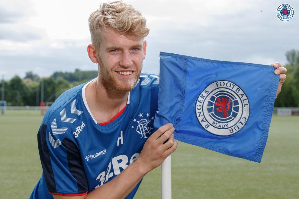 RangersFC's tweet photo. 🗣️Filip Helander: “I’ve come here to battle for every point and to win trophies and I’m looking forward to meeting my teammates and getting started.”

https://t.co/qiHVBcz59P  #WelcomeHelander First interview on @RangersTV tomorrow for subscribers. https://t.co/JQFBxLEVPS