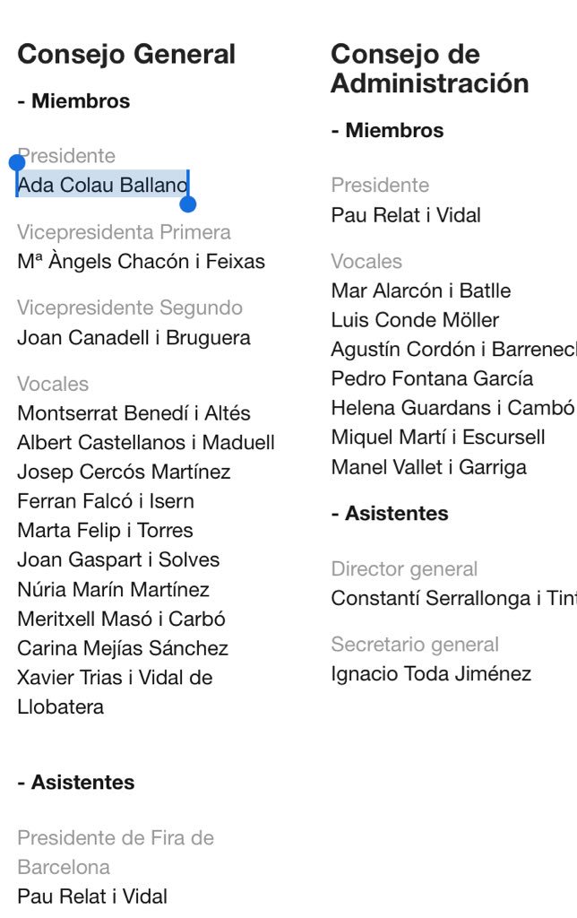 <a href="/xcervantes1/">Xavier Cervantes</a> <a href="/unionmusicasCNT/">Sección Sector Musical CNT Madrid</a> No sé por qué lo dices eso, en Fira no tienen ningún tipo de cargo o responsabilidad