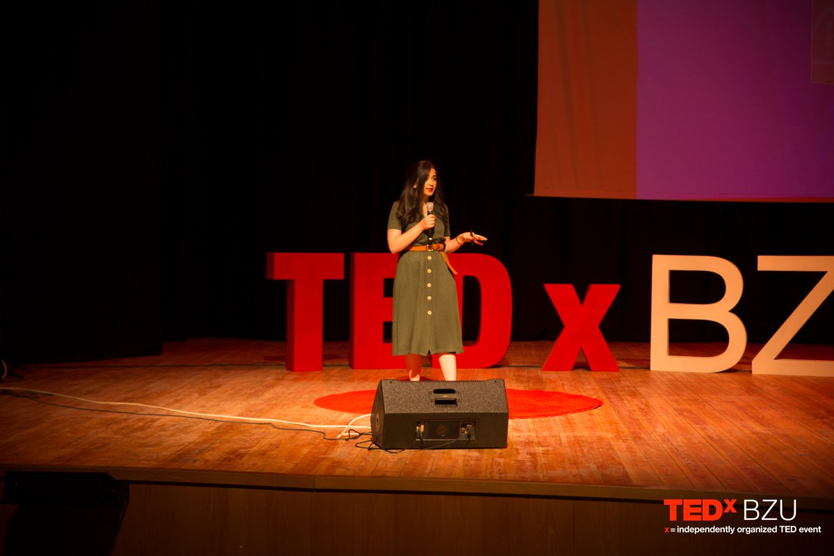 TEDxBZU's tweet photo. The second speaker at the TEDxBZU conference "Gathering pieces" Tala Al-Sharif Journalist &amp; Founder of Female Chimeras platform .

#TEDx_BZU #GatheringPieces https://t.co/Iiju4okm2o