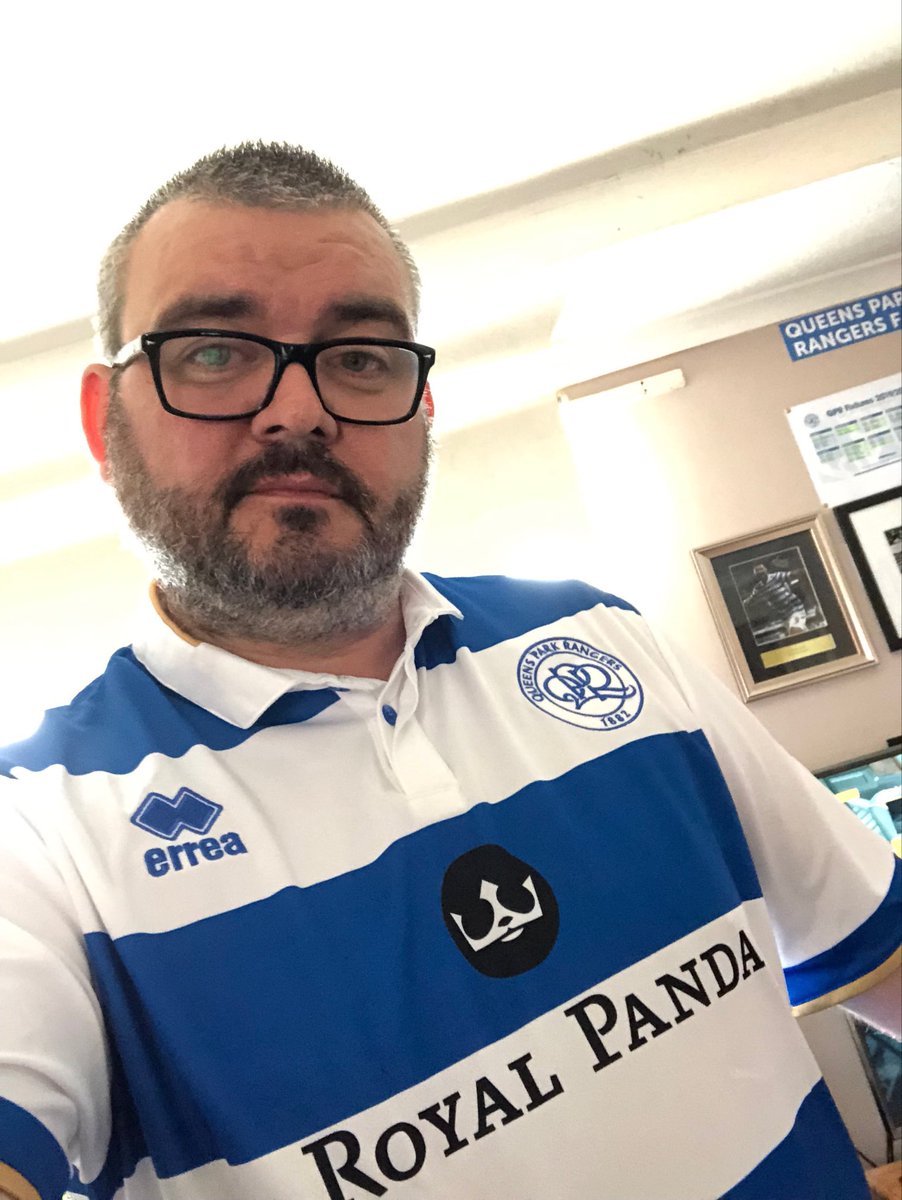 lenace27's tweet photo. Im liking the new shirt very smart 👍 #QPR #qpr1920 https://t.co/L2ugkePUwG
