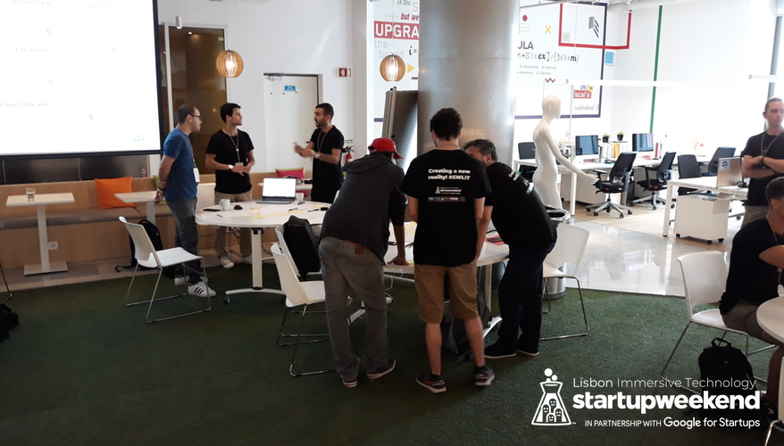 swilisbon's tweet photo. Day 2 has began an teams are working to develop their ideais! #SWLIT #immersive #tech #GiveFirst #GiveBack #StartupWeekend #TechStars #Lisbon #LX https://t.co/YwMq5GQjy3