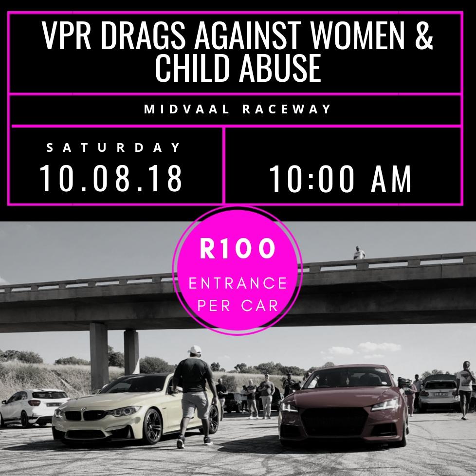 vpreloaded's tweet photo. Save the date 10 August 2019; From 10:00AM ✊🏾 #VPR_AgainstWomenChildAbuse #MidVaalRaceway #VPreloded #BrotherHood #CarEnthusiast #WomensMonth https://t.co/xUoKsczQvF
