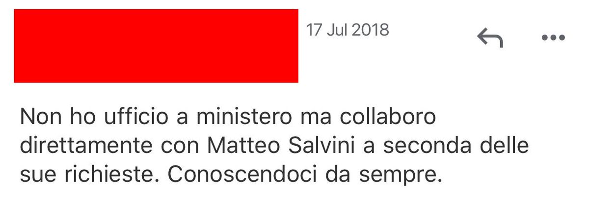 We are also publishing emails Salvini aide, Gianluca Savoini, sent BuzzFeed News in response to a request for comment asking in what capacity he was on an official trip to Moscow with Salvini last July.

'I was part of the delegation as a member of the minister's staff,' he wrote