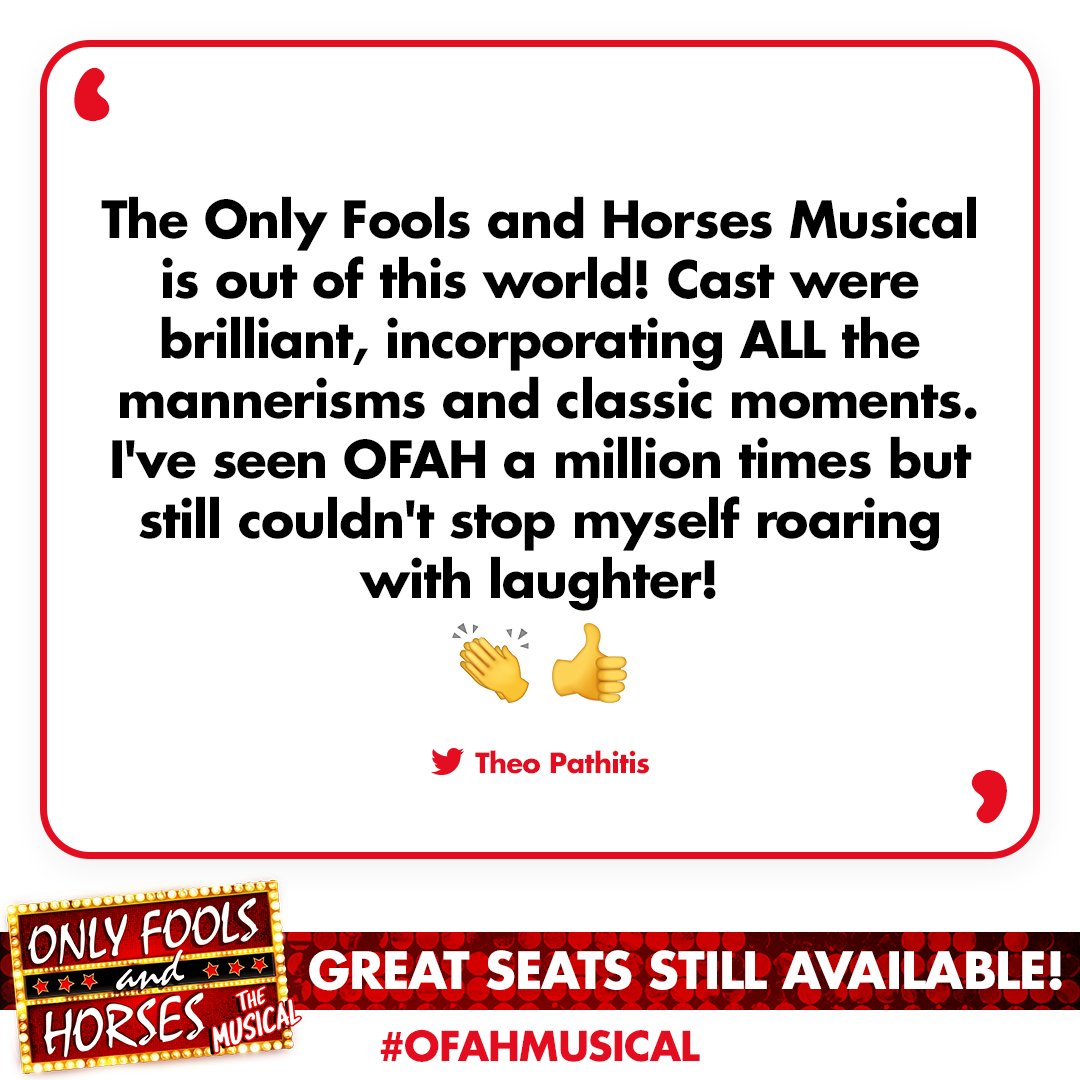 Only Fools and Horses The Musical tweet media