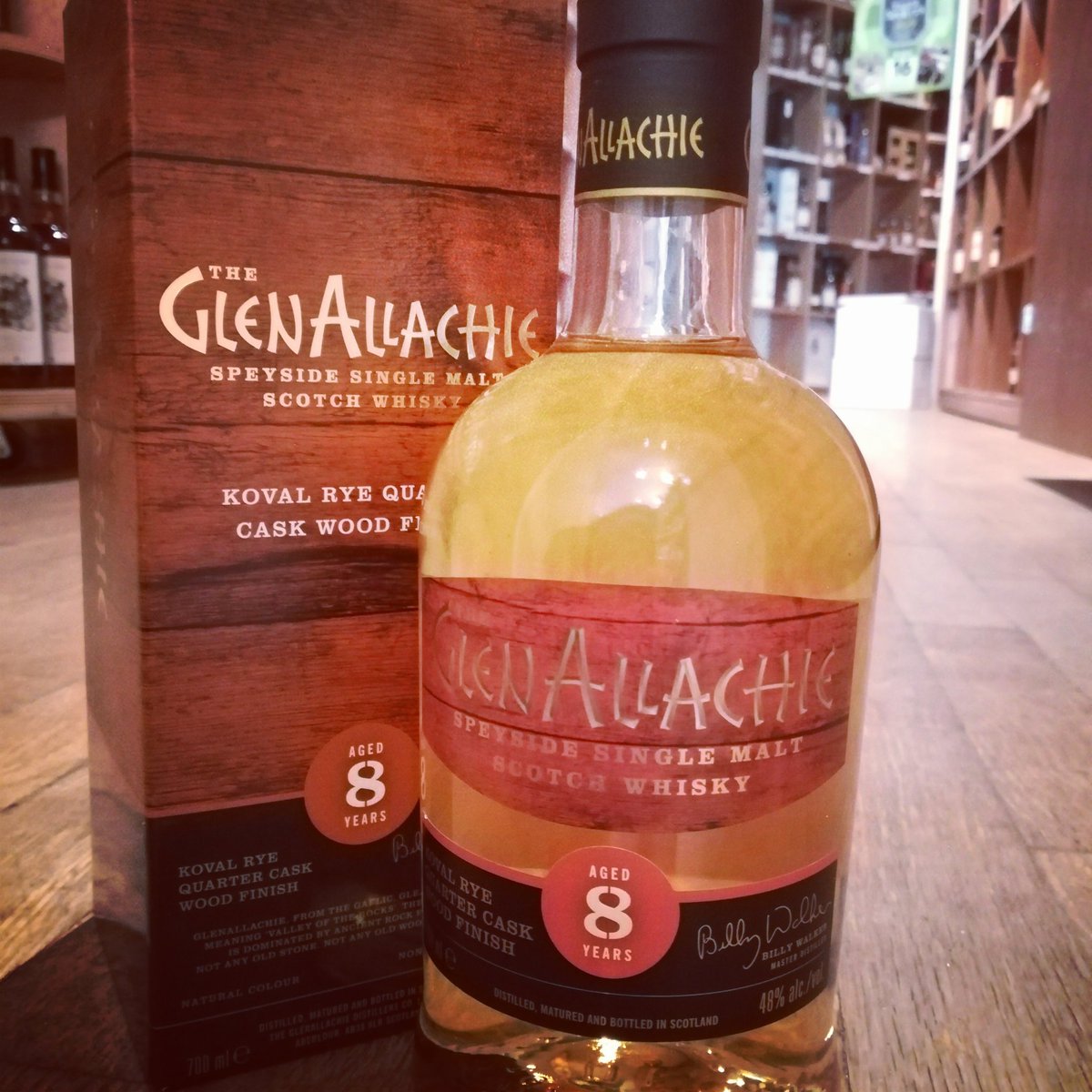 Etwas Neues aus dem Hause GlenAllachie: ein 8 Jahre alter Whisky, gelagert in Koval Rye Fässern! Aromen? Muskat, Honig, Butterscotch und Nelken! #grandwhisky #grandcru #whisky #glenallachie
