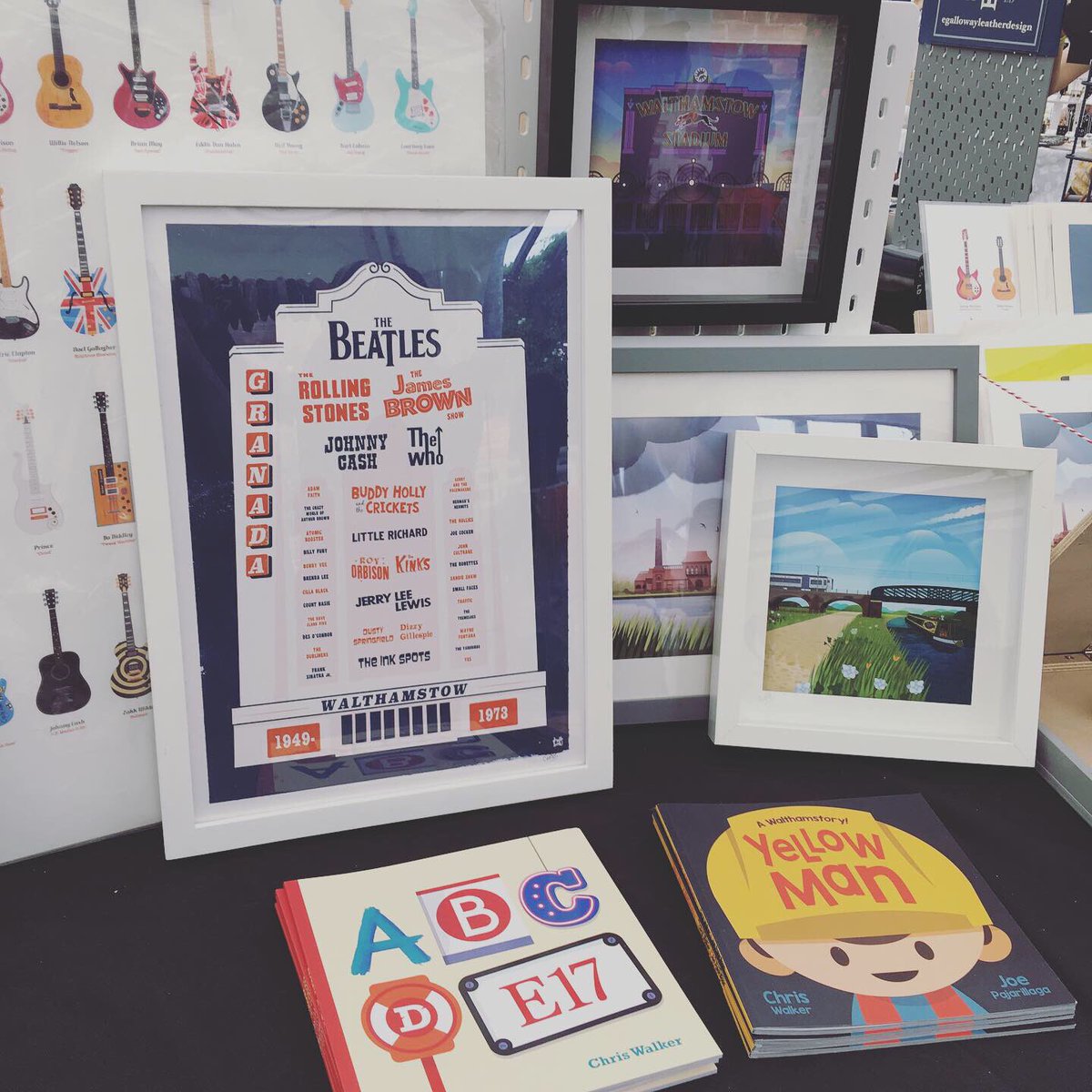 All set up for #WalthamstowGardenParty <a href="/E17Designers/">E17 Designers</a> marquee!