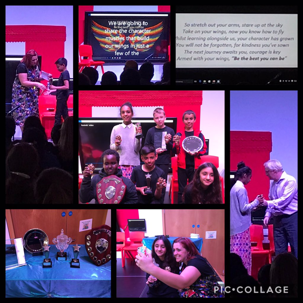 And on to #Awards time!!! So proud of ALL our children...but an extra special ‘well done’ to this bunch! 😊🏆👏🏼👏🏼👏🏼👏🏼👏🏼 @kestrelsfield #Y6Leavers2019 #SportsmanOTY #SportsWomanOTY #ResilienceAmbassasor #CuriosityAmbassador #CompassionAmbassador #RespectAmbassador