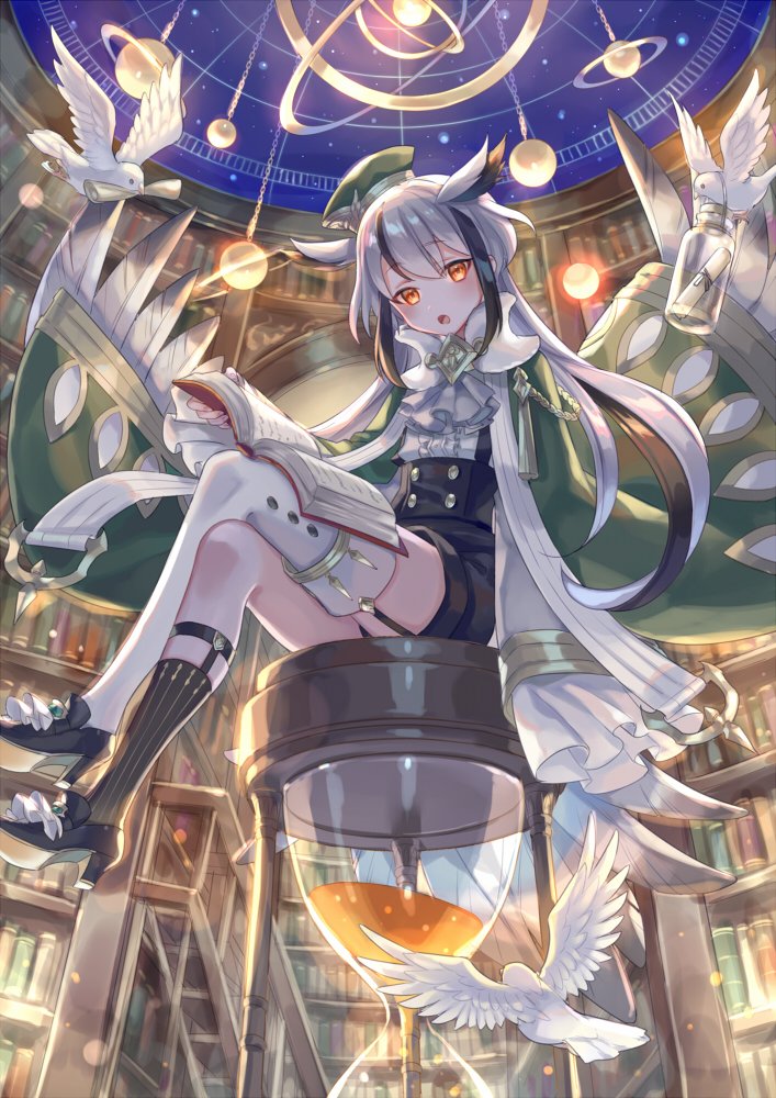 十次ゾフ בטוויטר フクロウ学者 完成 オリジナルイラスト 擬人化
