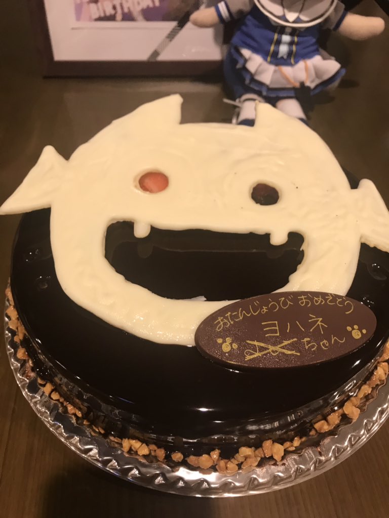 中国料理いーある メチャラー 今夜のヨハネ誕生祭inいーある ケーキを作ってくれた菓南さん Kanan 本当にありがとうございました なんと この誕生祭のために新作で作ってくれたチョコムース堕天バージョン なめらかでコクのあるチョコと