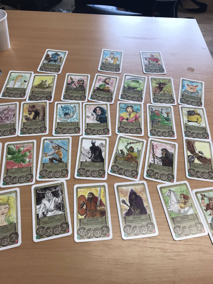 Welsh card game at ctg. #CTG