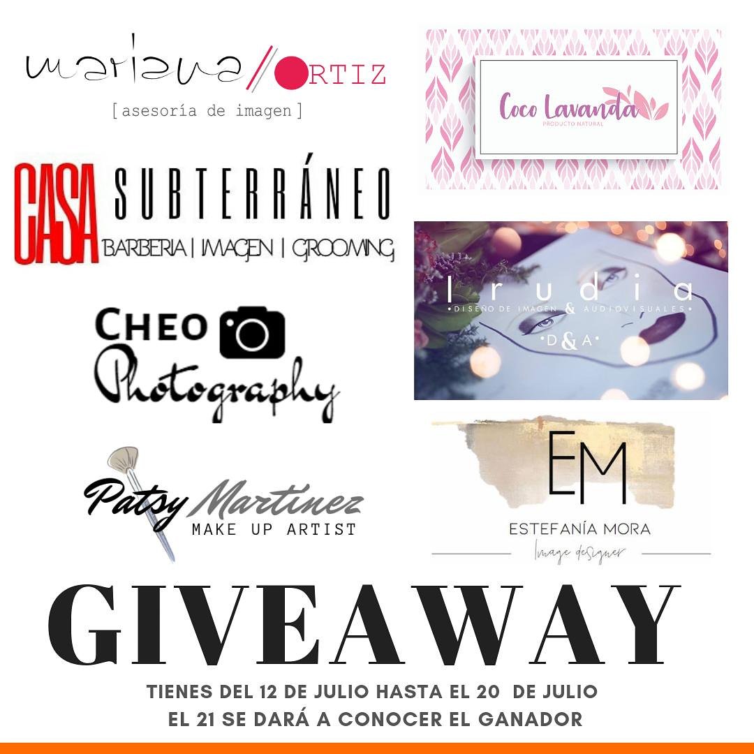 Nos hemos reunido 7 marcas para regalarles los siguientes premios; lo único que tienen que hacer es seguir a todas las cuentas y mencionar a dos personas (no se pueden repetir) entre más comentes más posibilidades tienes de ganar!!!