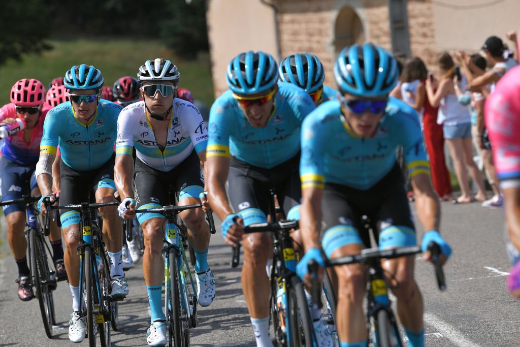 XDS Astana Team (@xdsastanateam) on Twitter photo 👉<a href="/jakob_fuglsang/">Jakob Fuglsang</a> moves into top 10 overall after great teamwork on <a href="/LeTour/">Tour de France™</a> stage 8
Read all about it in our #TDF2019 report: bit.ly/2JyQsKo.
📷<a href="/GettySport/">Getty Images Sport</a> 👉<a href="/jakob_fuglsang/">Jakob Fuglsang</a> moves into top 10 overall after great teamwork on <a href="/LeTour/">Tour de France™</a> stage 8
Read all about it in our #TDF2019 report: bit.ly/2JyQsKo.
📷<a href="/GettySport/">Getty Images Sport</a>