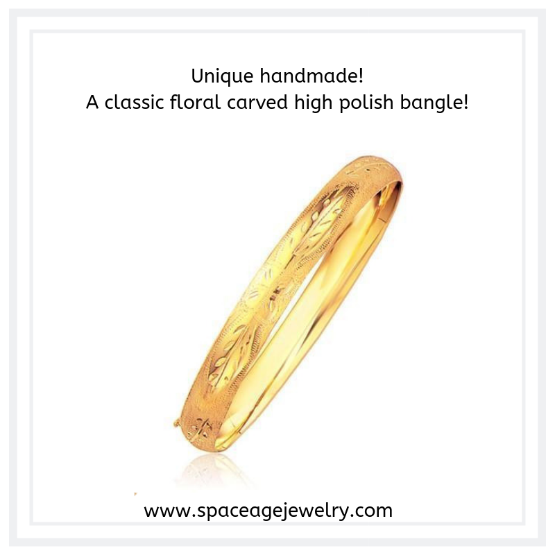 arina_levans's tweet photo. A classic floral carved high polish bangle, unique handmade!
Let us know if you like it or better ▶️ order now 🤜https://t.co/iZc2gZn0Ti
#spaceagejewelry #jewelery #ring #love #jewellery #design #necklace #jewelry #gold #jewel #beautiful #accessories #style #handmadejewelry https://t.co/1ZkmwhPYuy
