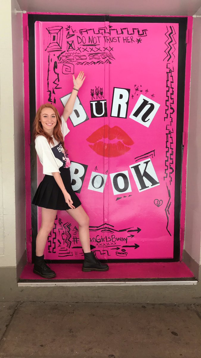 WaggonerJordan's tweet photo. can you tell I’m excited to see mean girls tonight https://t.co/8S4VXRnWtb