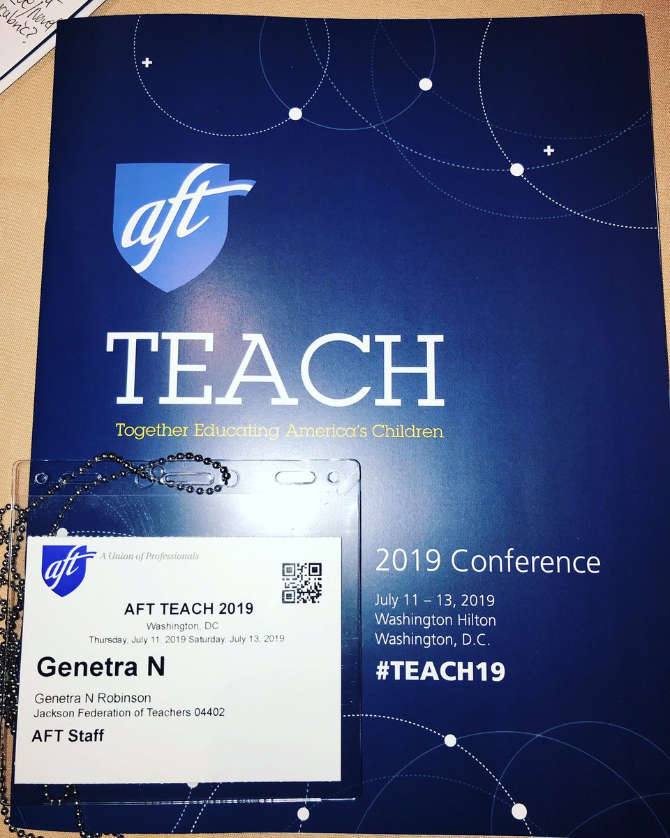 Geniro2004's tweet photo. #Teach19 #AFTTeach So glad to be here and to be apart of all of the sessions!
#JFTPSRP https://t.co/ecnX6v8DYy
