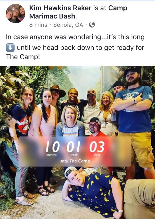 TheCampEvents's tweet photo. Yes!!! This right here πππ #MemorialDayWeekend #Travel #FamilyFun #TWDFamily #CampMarimacBash #CMCB #Charity #TWD #TheWalkingDead #TWDTour #Senoia #Georgia #PhotoOps #Autographs #Selfies #Food #Drinks #Fans #Friends #memories #Cosplay #CampMarimacBashWeekend ππππ https://t.co/0UkHYjjjoc