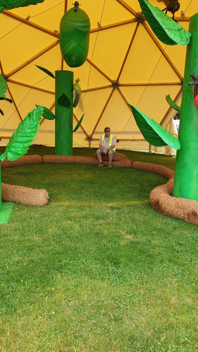 Mike in the bug dome #RHSTatton