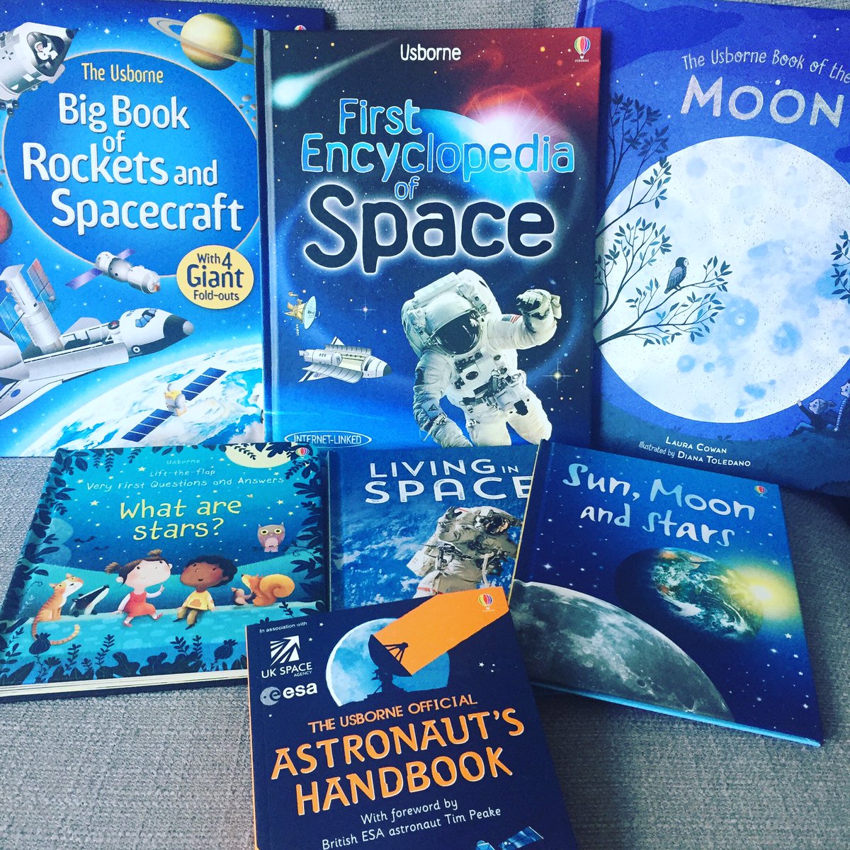 books_grey's tweet photo. 50th anniversary of the moon landing, learn about all things space, moon &amp; rockets with our amazing titles https://t.co/zUBwz1CFPE