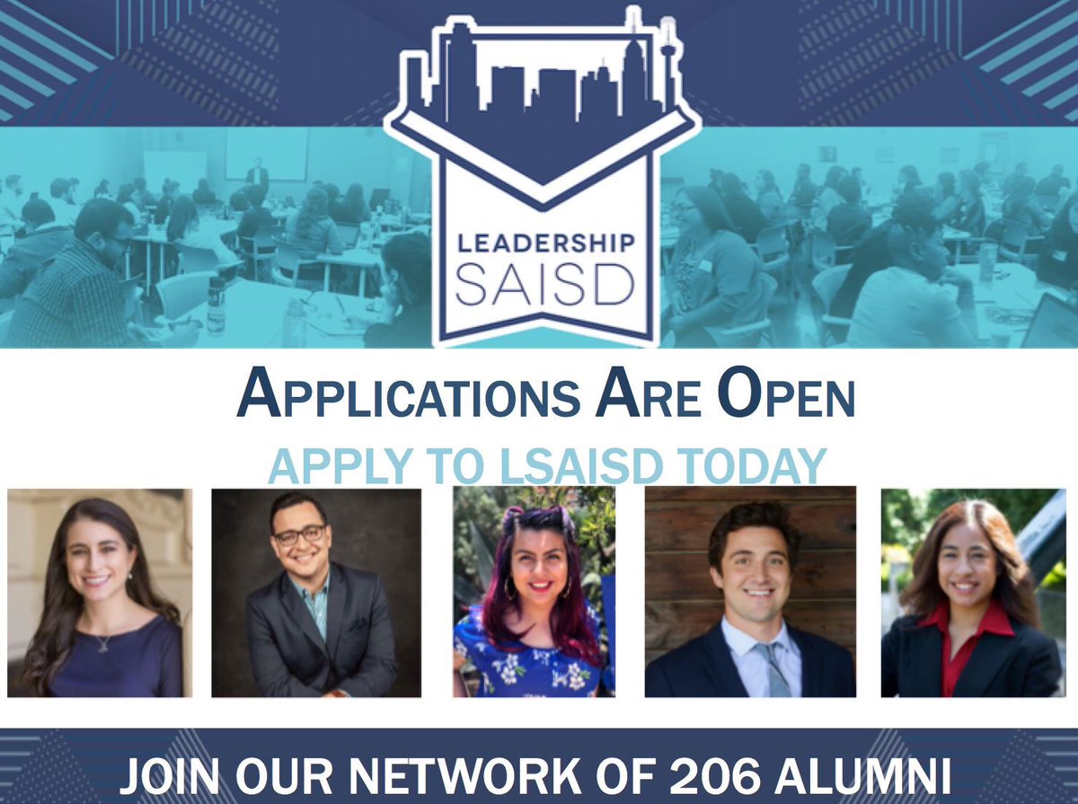 LSAISD Class of 2020, apply by July 17th at leadershipsaisd.org/apply-here Join the many community leaders shaping the educational landscape in San Antonio! #LSAISD #informtransform