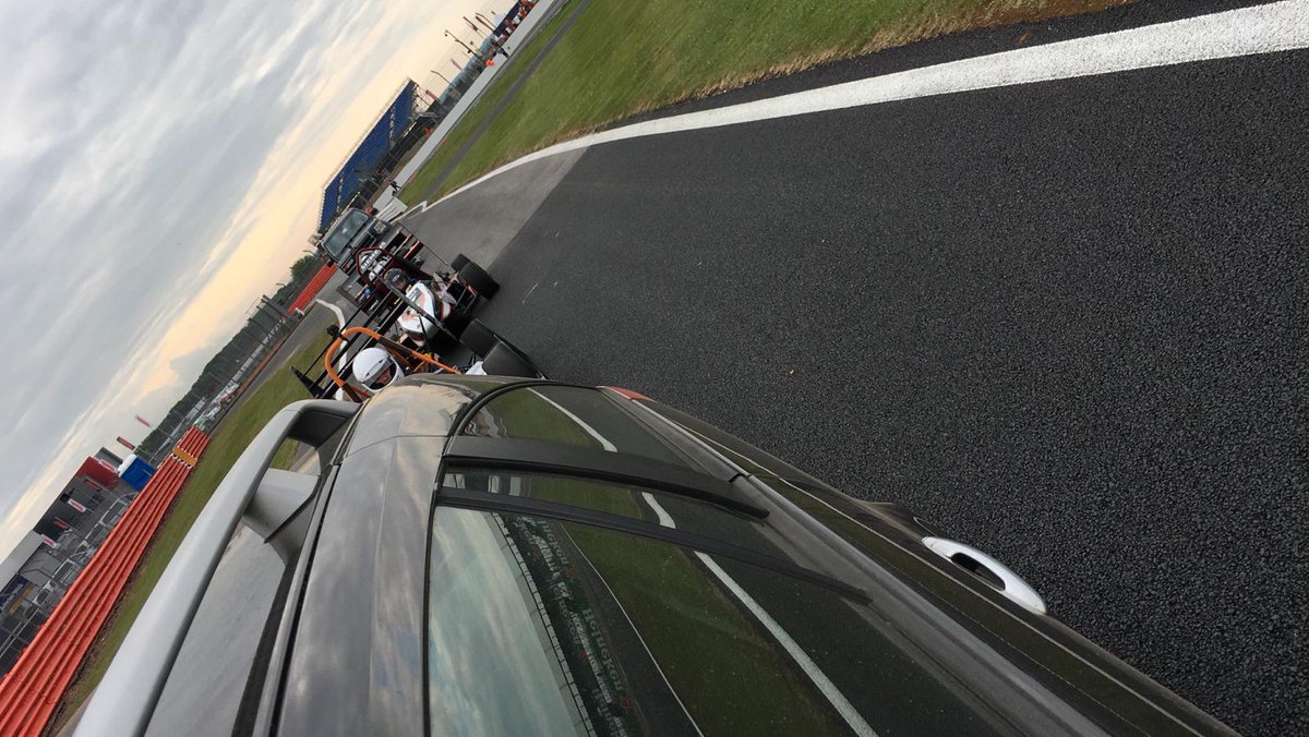 On the way! #britishgp #FS2019