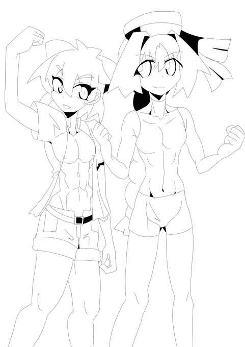 ガッツポーズ清書～
オリジナル #絵 #イラスト #illust 