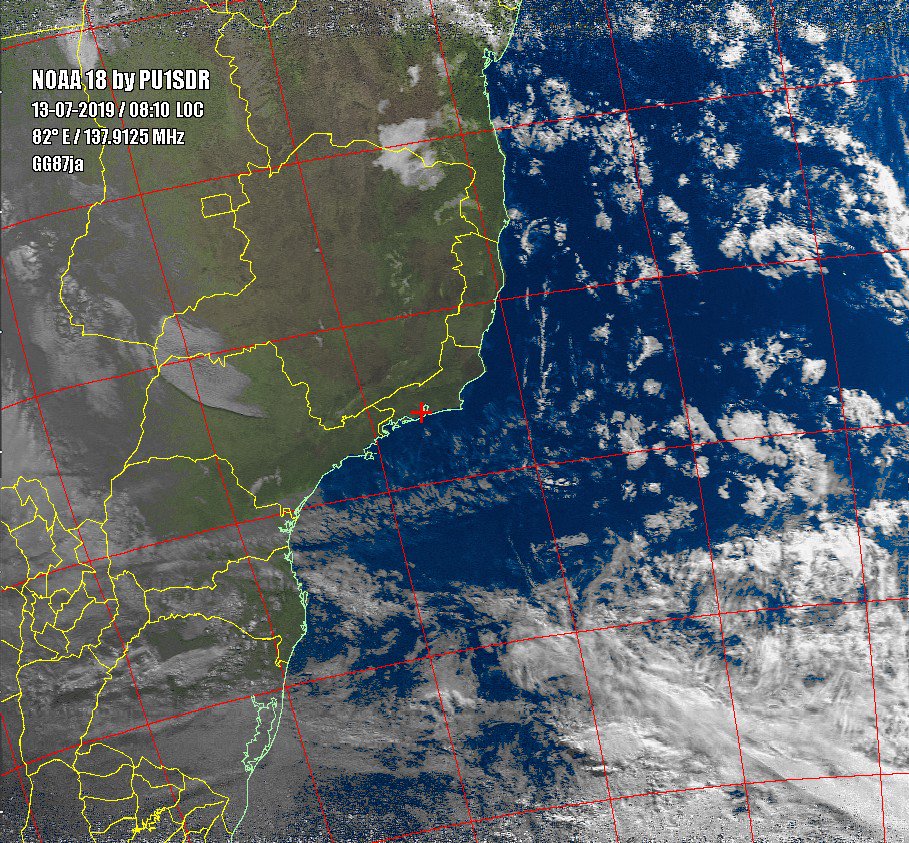 clovisalberti's tweet photo. Satellite images NOAA 18 received today in my QTH.
#noaa #amsat #arsatc https://t.co/tyG891GDz1