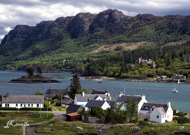 Photograph of the village of Plockton on the West Coast of Scotland #Scotland #VisitScotland #IloveScotland