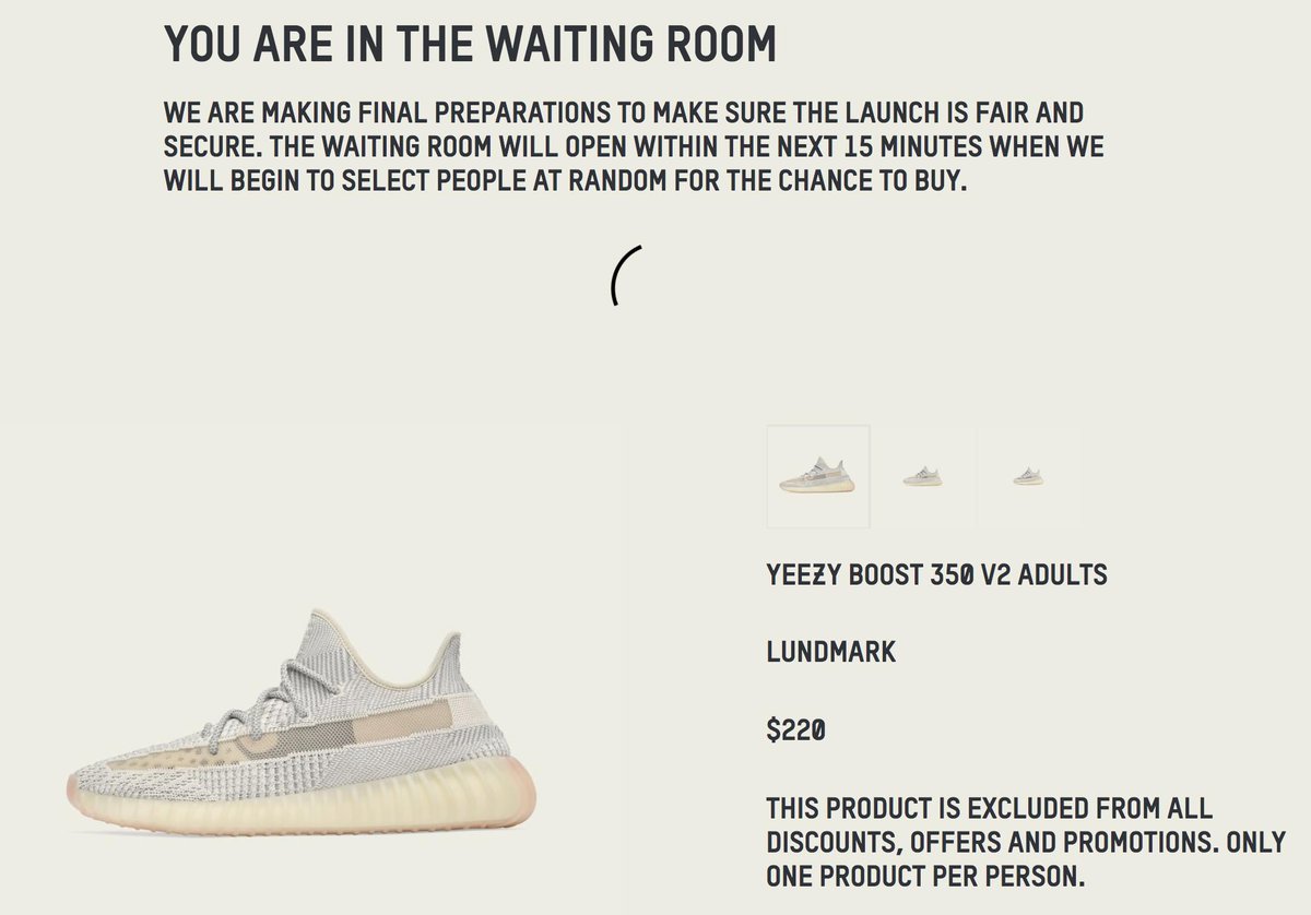 yeezy supply line wait time