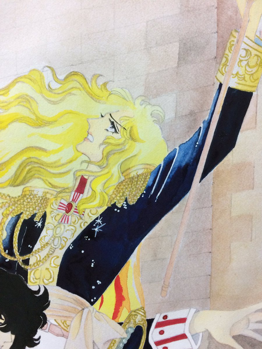Winered3242's tweet photo. 7月13日に寄せて⚜️🇫🇷
この過去絵は 池田先生のポスターをお友達に 初めて見せて頂き、模写して 描いたものでした。
子供達の幼き頃です。
人物と三色旗はポスターの元絵がありますが 背景の炎、牢獄はイメージ。
とにかく夢中で描いたんですね…
#ベルサイユのばら
#LaRosedeVersailles
#OscarAndre https://t.co/tPCXn3MvmI
