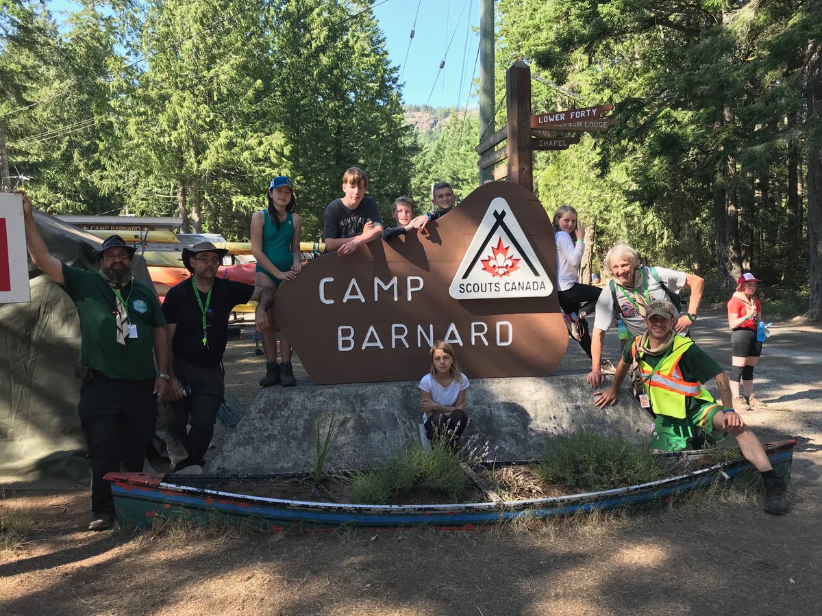 Thank you ⁦<a href="/PacificJamboree/">Pacific Jamboree</a>⁩ for a great week of dancing, eating (Madeleine’s perfect poopy cookies were on the final day’s menu), taking part in activities like stand up paddle boarding and creating #friendships. See you in four years at #CampByng ⁦<a href="/scoutscanada/">Scouts Canada</a>⁩