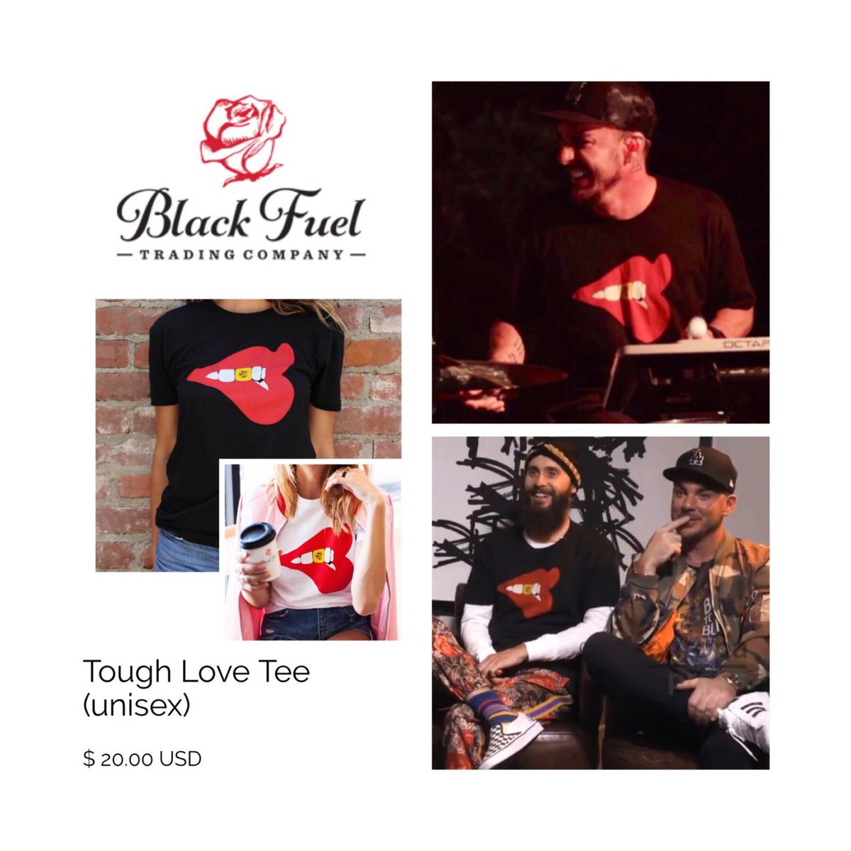 30STMandmore's tweet photo. Get your @blackfuel Tough Love tee in black or white while they are still available! π πΉ
https://t.co/QluCQPVG5G
.
.
#blackfuel #essentialsforliving #jaredleto #shannonleto https://t.co/NobDYxOQri