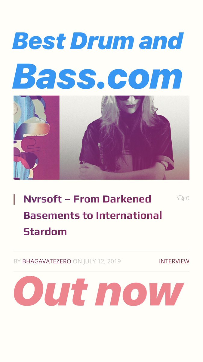 nvrsoft's tweet photo. My interview with @bestdrumnbass is live ใใใใใใใใใใใใใใ
ใใใใใใใใใใใใใใใใใ https://t.co/9ghrfv7muR ใใใใใใใใใใใใใใใใใ#usdnb #audioporn #dnbgirls #bestdnb #dnb #edmnews https://t.co/fdbFiCStZc