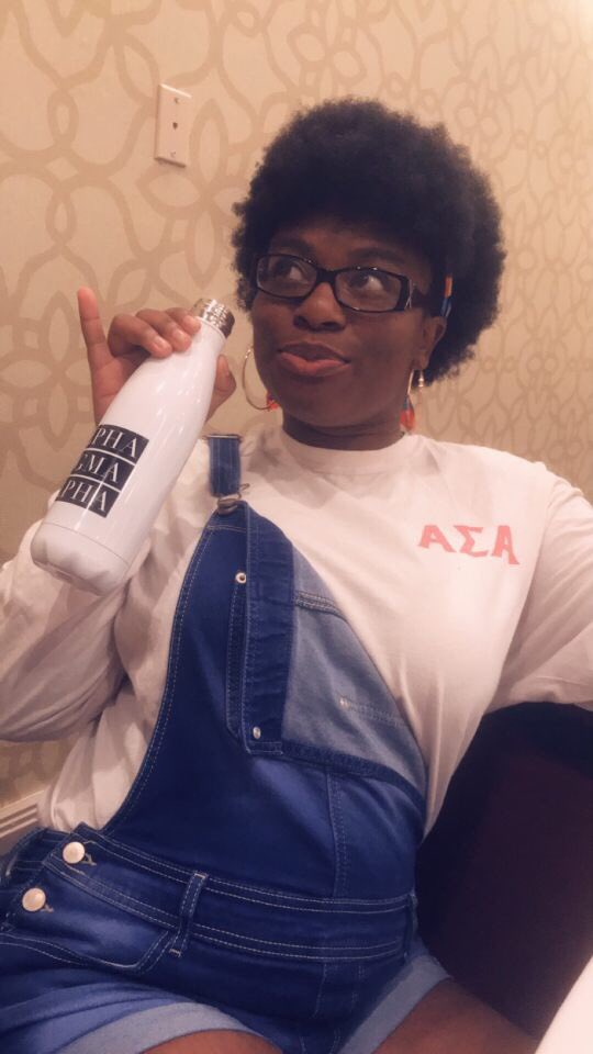 ASAatUNCP's tweet photo. Our sister Daija is living her best life at LDI 2019 in Philadelphia! #iAmASA https://t.co/PoPdOYkAdN