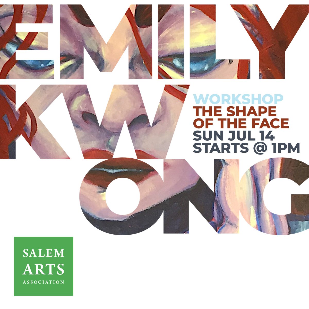 FREE Workshop. Join Emily Kwong for a discussion about her work, creative process, and an interactive learning experience to learn about facial proportions while creating your own 3D face mask constructed with recycled materials.