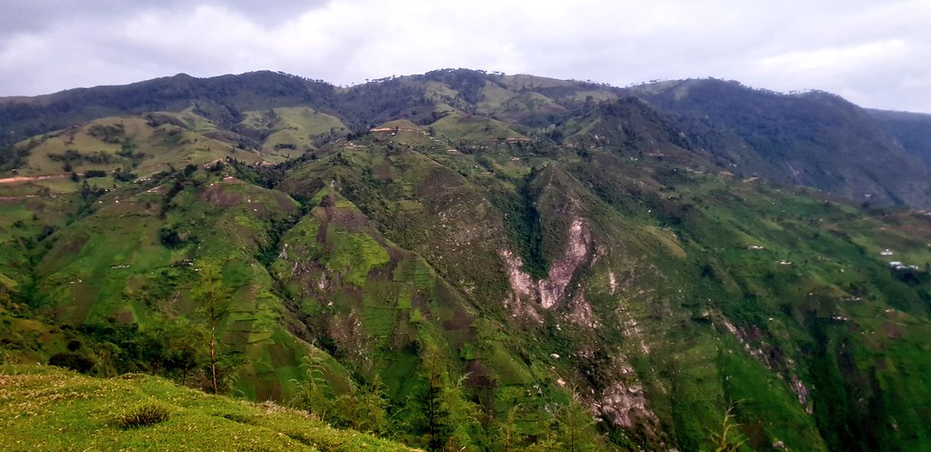 Then we headed off towards Tot and Maron at dusk and set up the tents at the top of the hill by the church, which is where this thread started. Last pic is road that leads to the church. A lovely family brought us tea in the morning 