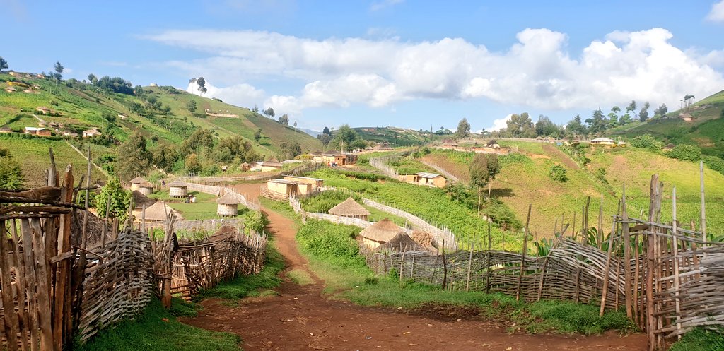 Then we headed off towards Tot and Maron at dusk and set up the tents at the top of the hill by the church, which is where this thread started. Last pic is road that leads to the church. A lovely family brought us tea in the morning 