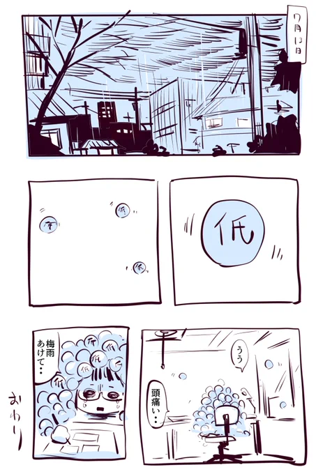 梅雨長すぎ 
