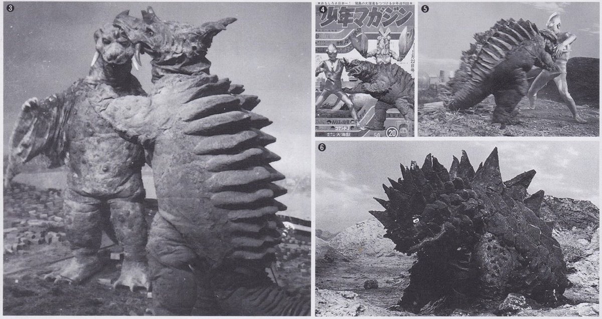 空 くぅ Kuu בטוויטר バラゴンさん 今回初めて初登場時の映画見て 出来がいい怪獣だなぁ と思ってたら 大ゴジラ図鑑2 にこんな記事が フランケン 後 パゴス ネロンガ マグラー ガボラ ネロンガへと転用され 怪獣総進撃 で再びバラゴンへ
