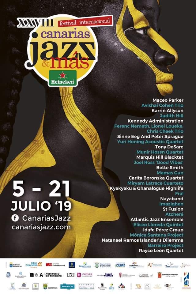 MousikeLaLaguna's tweet photo. ESTA NOCHE! 💃
ST Fusion estará en la Plaza Salytién de #Adeje dentro del Festival Internacional Canarias Jazz & más Heineken en su XXVIII edición. Les esperamos!
ST Fusion está integrado en el proyecto #TIEMPO de Mousikê.
🎶 https://t.co/f8r19aU83q
#STFusion #CanariasJazz https://t.co/xRIUxp4wfX