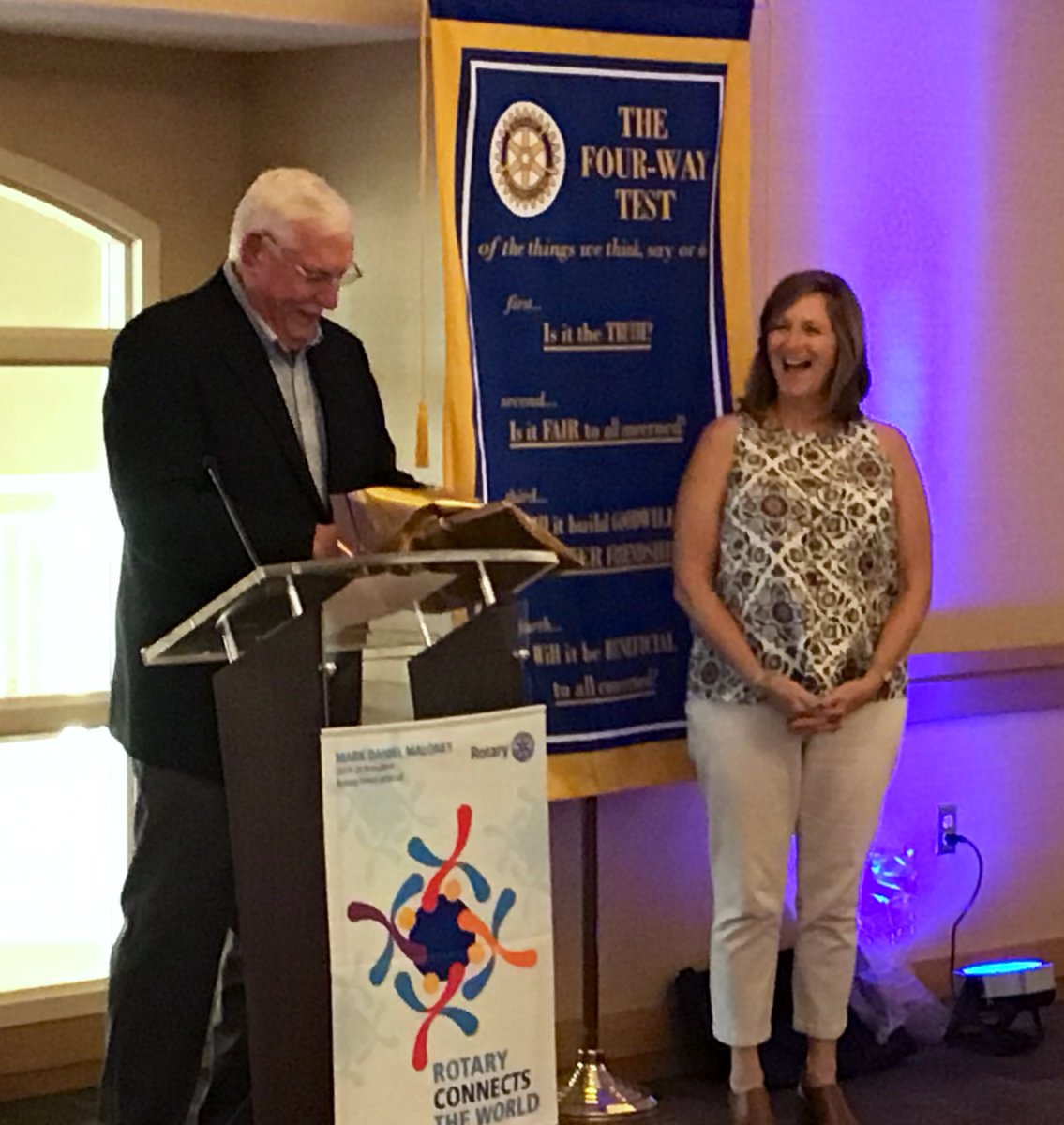 Angie Gray is selected as the club’s newest Rotarian of the Year! Well deserved. Congrats to Angie! #rotaryconnectstheworld <a href="/fairfieldoh/">City of Fairfield,OH</a> <a href="/BadinHS/">Badin High School</a>