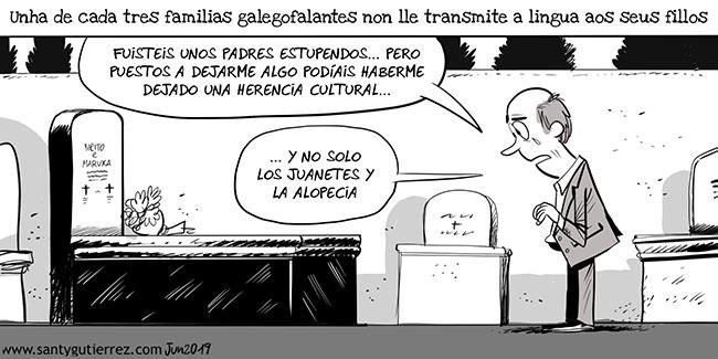 ChambrasGalegas's tweet image. Unha de cada tres familias galegofalantes, non lle transmite a lingua aos seus fillos. 
POR QUE?
#HumorGalego #LinguaGalega #OGalego #QueremosGalego #GústameOGalego