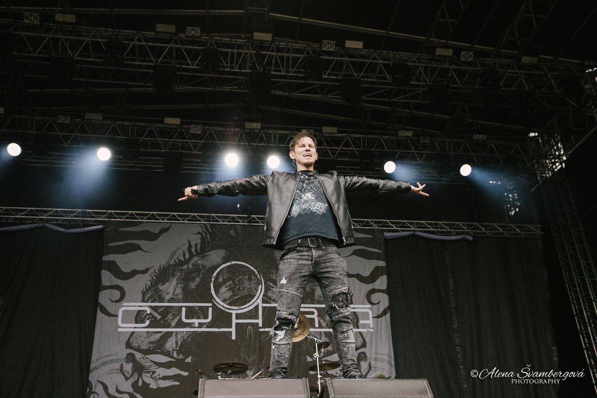 Cyhra_official's tweet photo. A few cool photos from Masters Of Rock by Lukas Urbanik &amp; Alena Śvanbergová ! Thanks! 🙏🤘🔥#cyhratour2019 #mastersofrock2019 #czechrepublic https://t.co/6ikinwkJDT