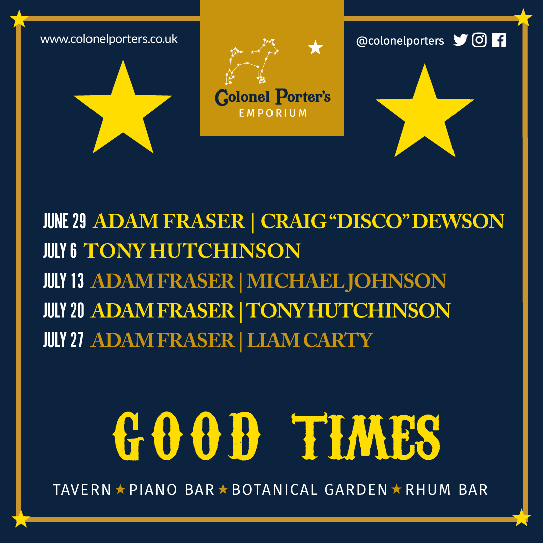 ColonelPorters's tweet photo. Good Times coming tonight, live music, luscious libations and Michael Johnson on the decks till late. Com down- we're at the bottom of Dean Street, opposite Dog Leap Lane #Newcastle #SaturdayNight #livemusic #DJ #ColonelPorters #dance #drink #GOODTIMES https://t.co/Zol1ziQDpo