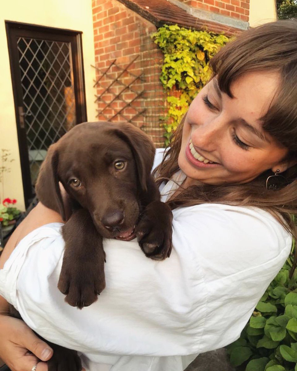 SallyRoberts_7's tweet photo. @gregjames @BBCR1 Hi! It’s Sally from this week’s Yesterday’s Quiz! just wanted to say thank you for having the   Walden Gals on your show. I’m sorry if I babbled too much - I was so nervous. He’s a pic of our team from today and Freddie the puppy when I met him last night 🐶 x https://t.co/p8PRM022XF