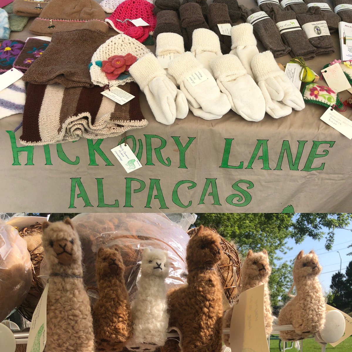 Come on out to the Hometown Market today from 9am-2pm!! We have a variety of product from crafts, to wood work to alpaca products, to fresh produce!!                                          #HandMadeHomeGrown