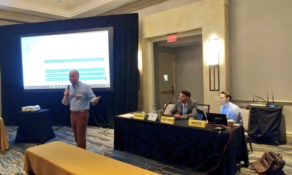 FlaBarYLD's tweet photo. It's Day 2 of the #VBLC19 in Tampa, and we've settled into the YLD discussion about the recent launch of the Find Your Affiliate website earlier this year that allows you to keep up with ALL the things young lawyer affiliates around the state are up to.
1/ https://t.co/2yINPNz98n