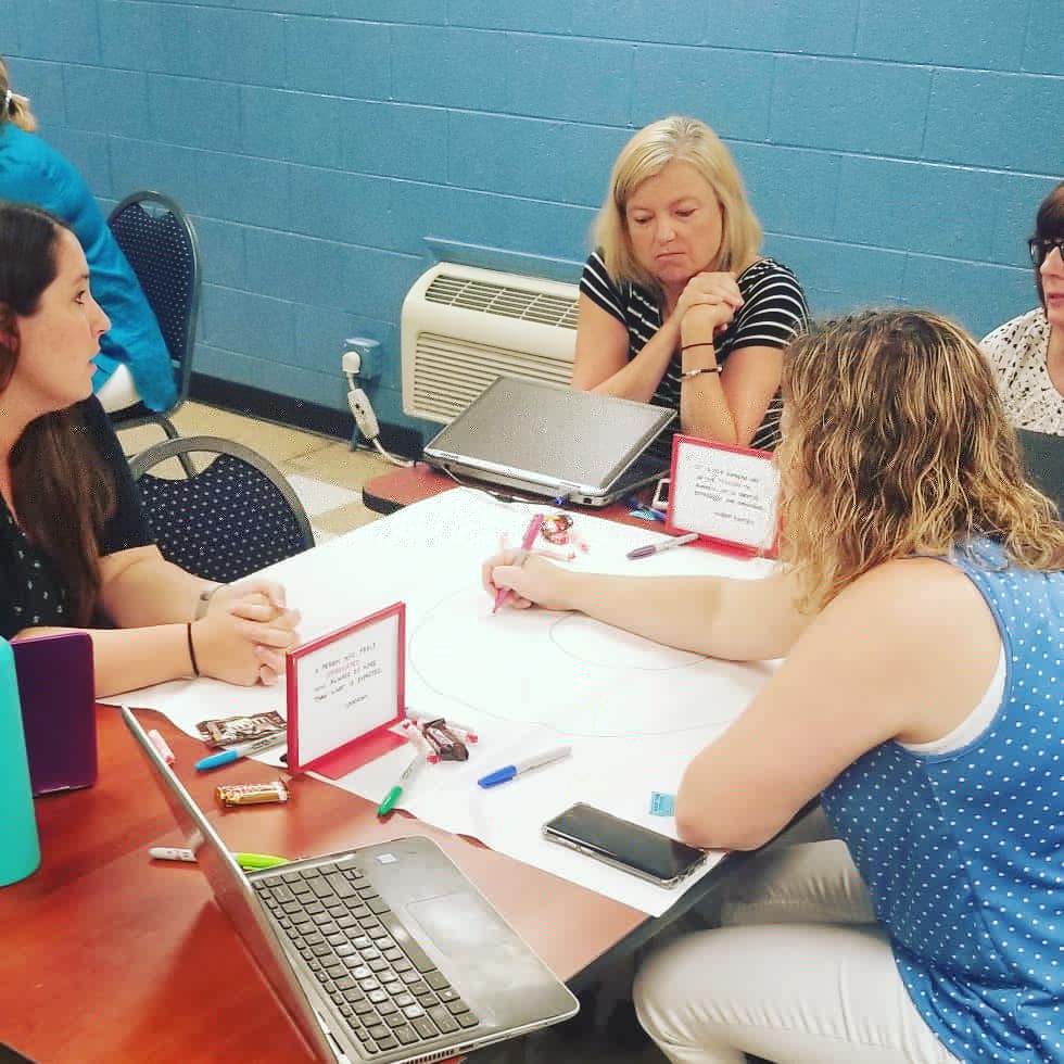 khayes0203's tweet photo. Summer PD Success! Thankful for the #tyhocon @mrs_smoke and @ericcrouch for being such inspirations and filling our hearts and minds with motivation and an abundance of information to take and share with our educators! @TCSPublic @julie_koster #tcspublic https://t.co/eoIXkYHtJ8