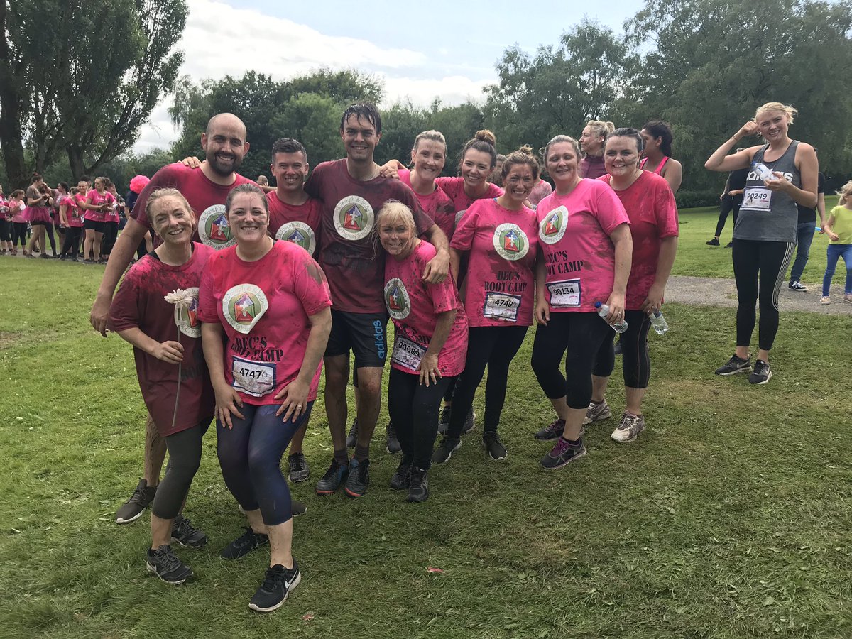 We did it 💪. So proud of every on team #sjsb today at the #muddyrun you can keep donating at justgiving.com/fundraising/sj…. Every little helps to save lives!